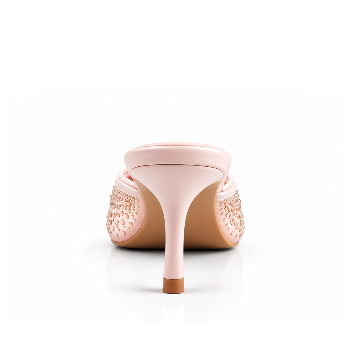 Pink Pearl Heel Sandals | 447P-P