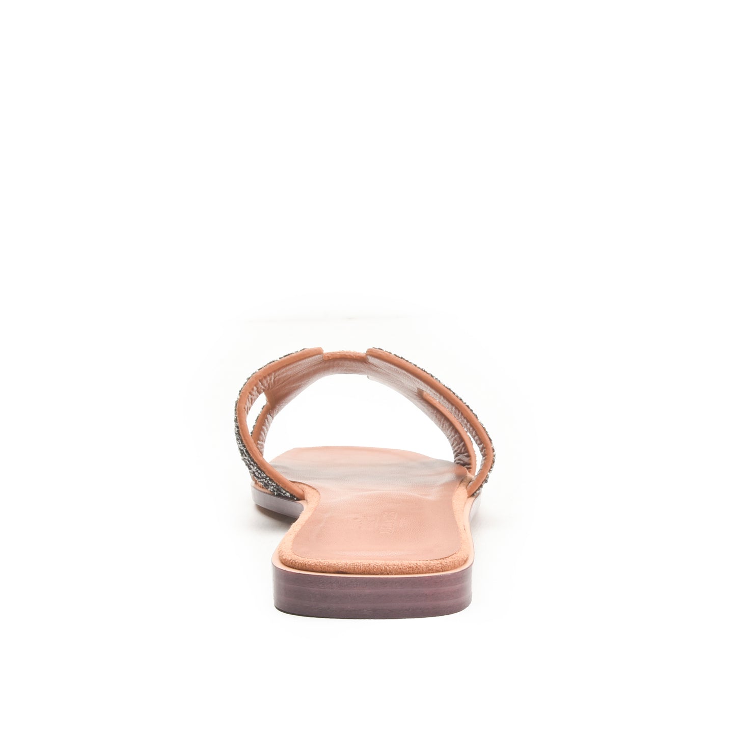 Tan Glittery Slip-On Flats Slippers | 581L-F Dolcis