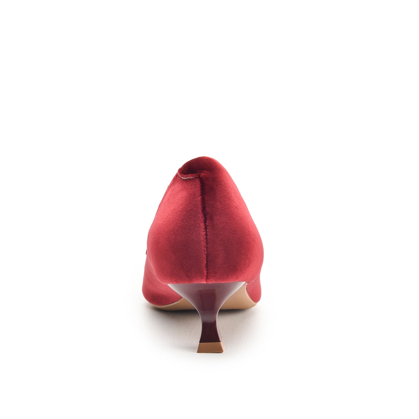 Maroon Court Shoes with Crystal Buckle | 495N-M Dolcis