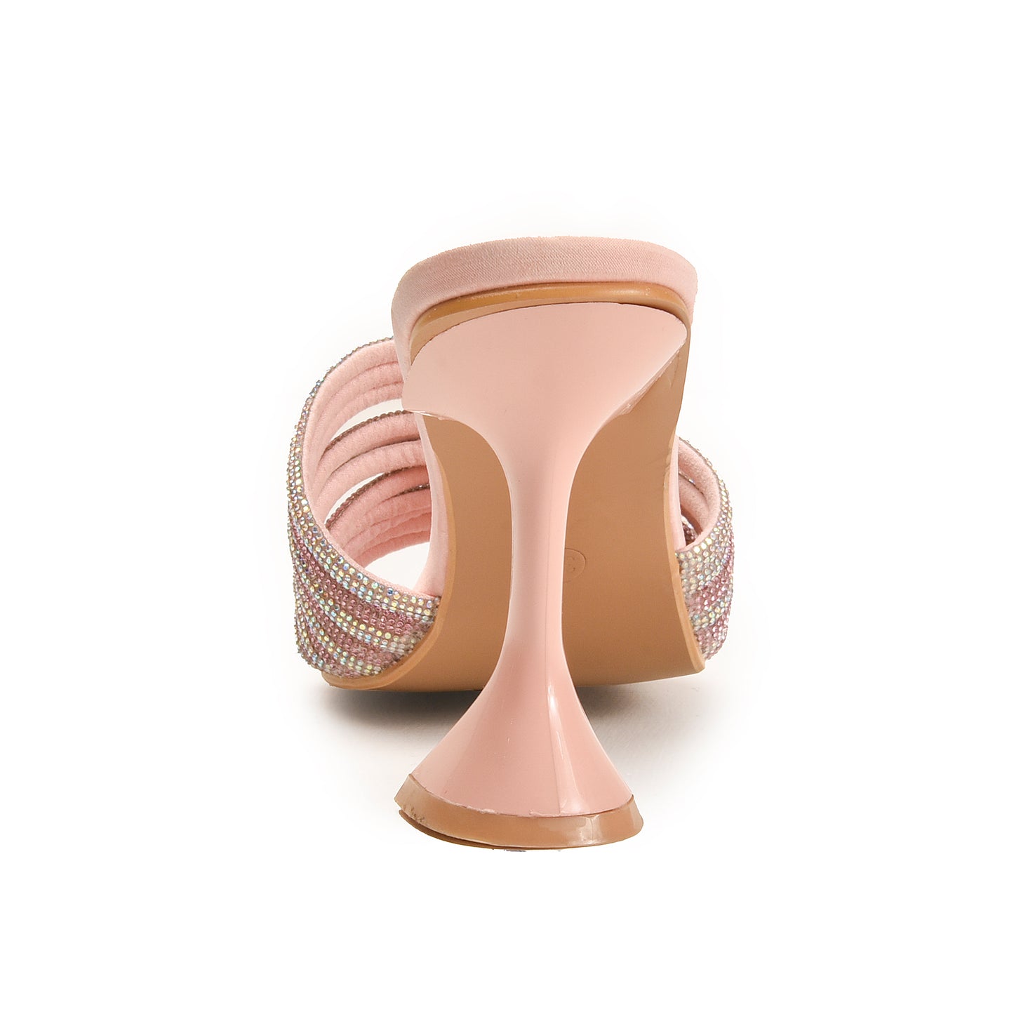 Trendy Pink Embellished Slip-On Heels | 577L-P Dolcis