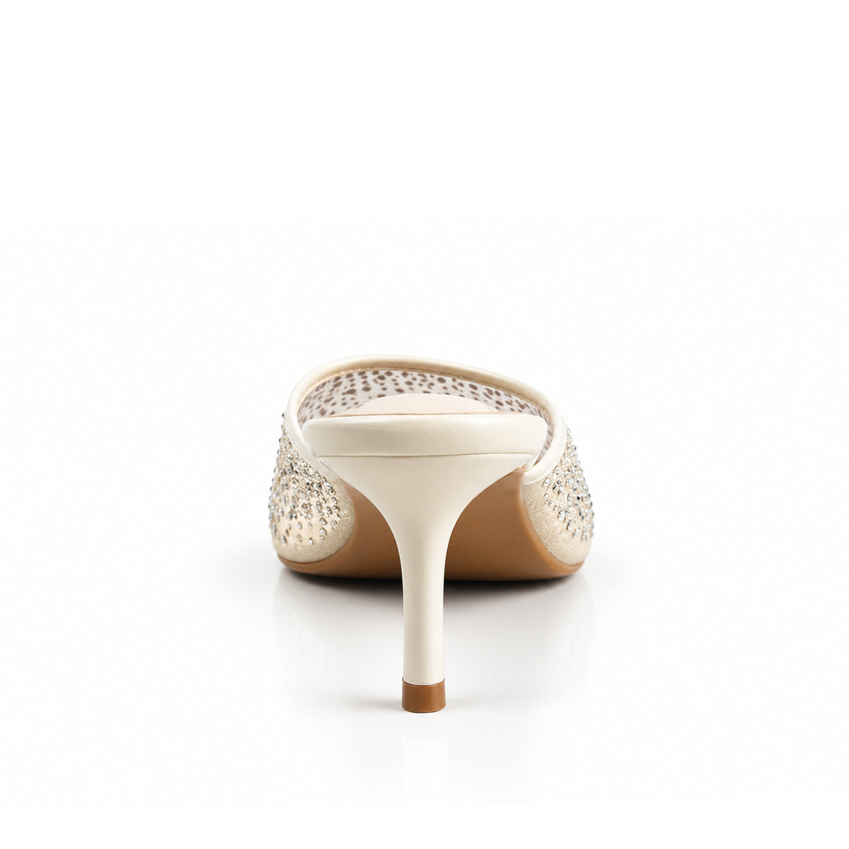 Golden Pearl Heel Sandals | 447P-X