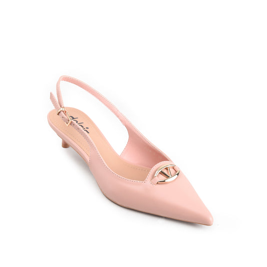 Sparkling Nude Embellished Heels | 475N-P