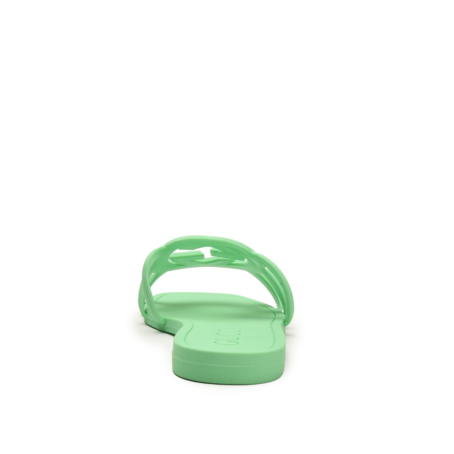 Green Slip-On Flats with Cut-Out Design | 567L-K