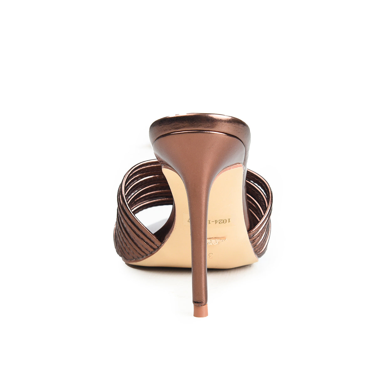 Brown Crystal Party Heels|509N-BX