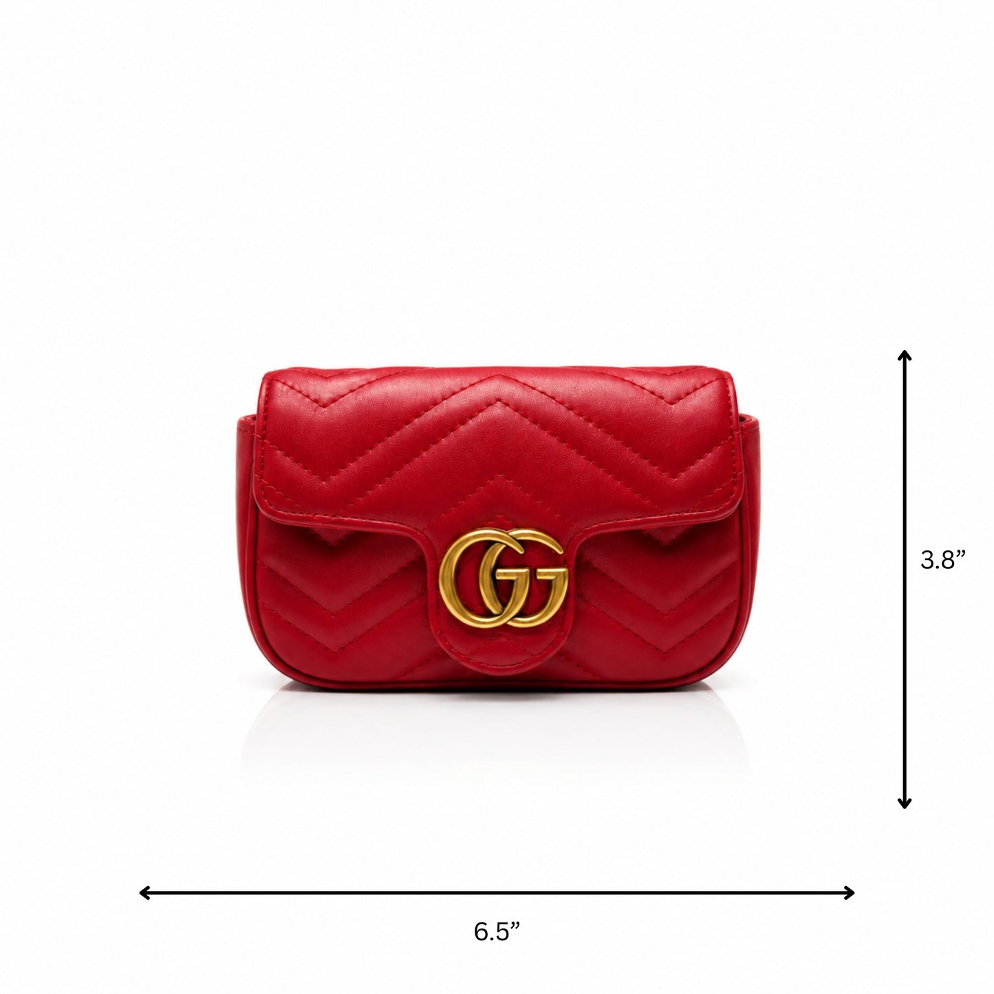 Red Luxe Mini Crossbody Bag