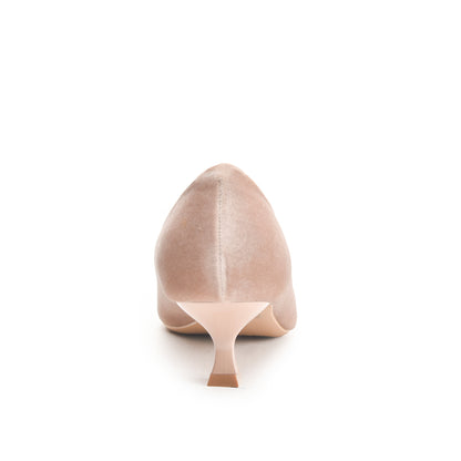 Nude Court Shoes with Crystal Buckle | 495N-F Dolcis