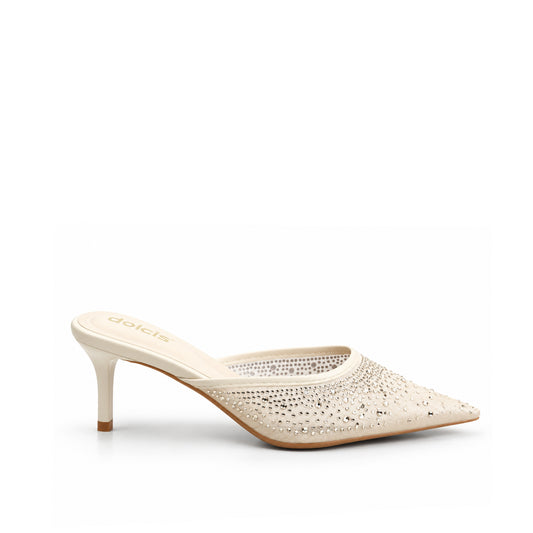 Golden Pearl Heel Sandals | 447P-X