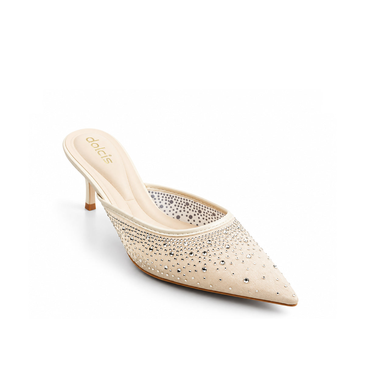 Golden Pearl Heel Sandals | 447P-X