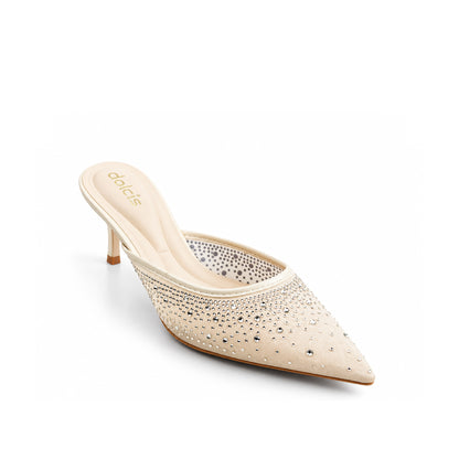 Golden Pearl Heel Sandals | 447P-X