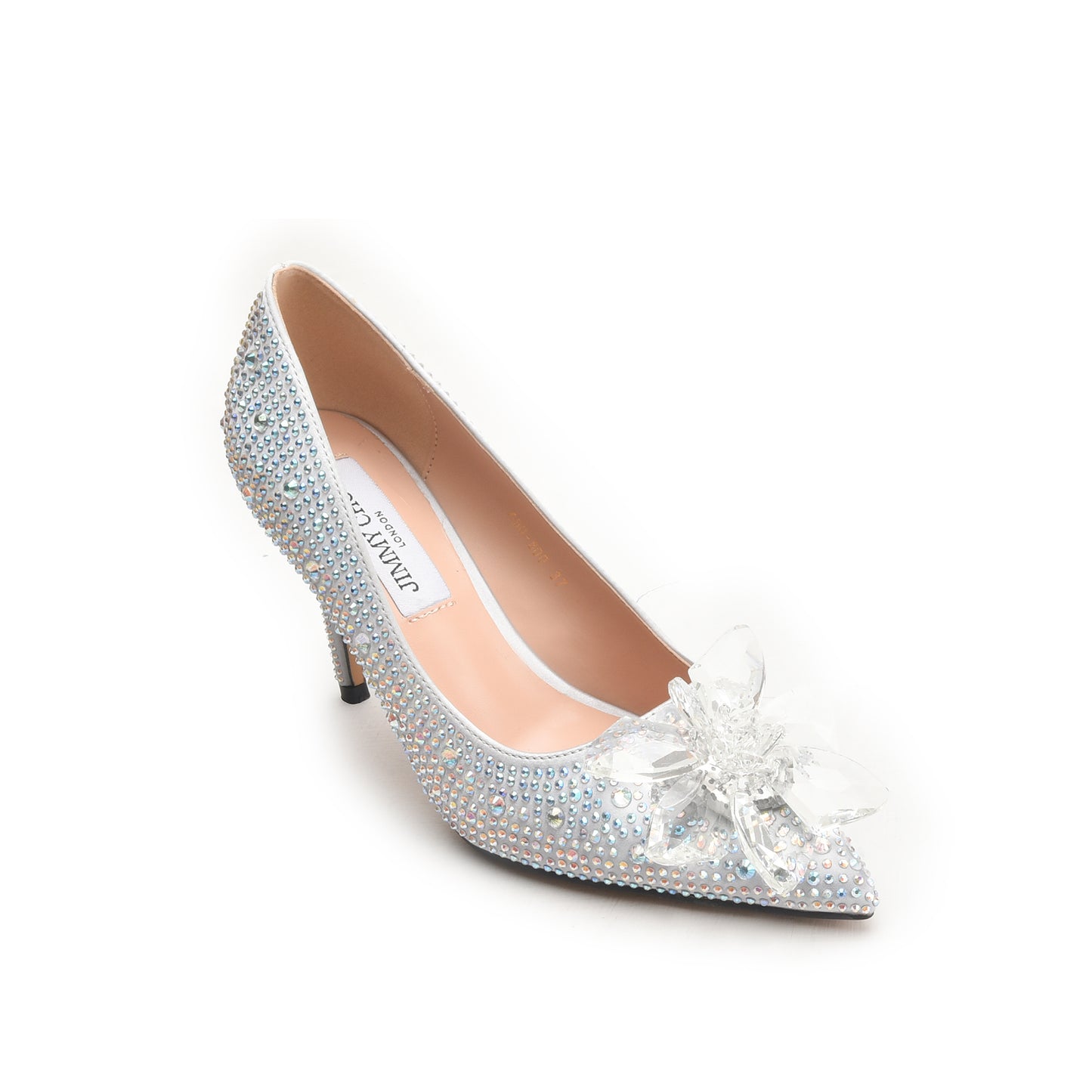 Crystal Brooch Silver Heels | 487N-S Dolcis
