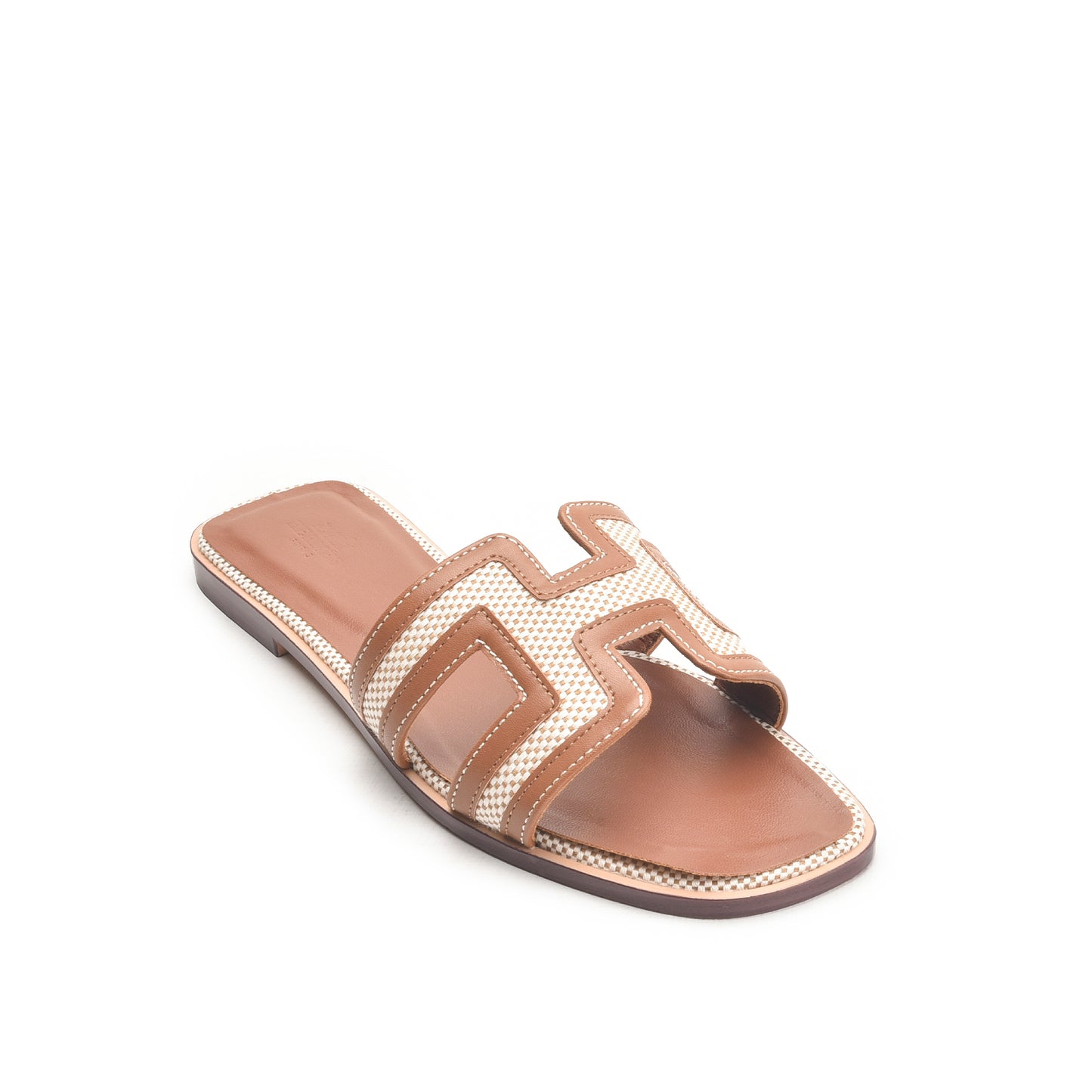 Beige & Tan Flat Slippers for Women Slippers | 580L-F