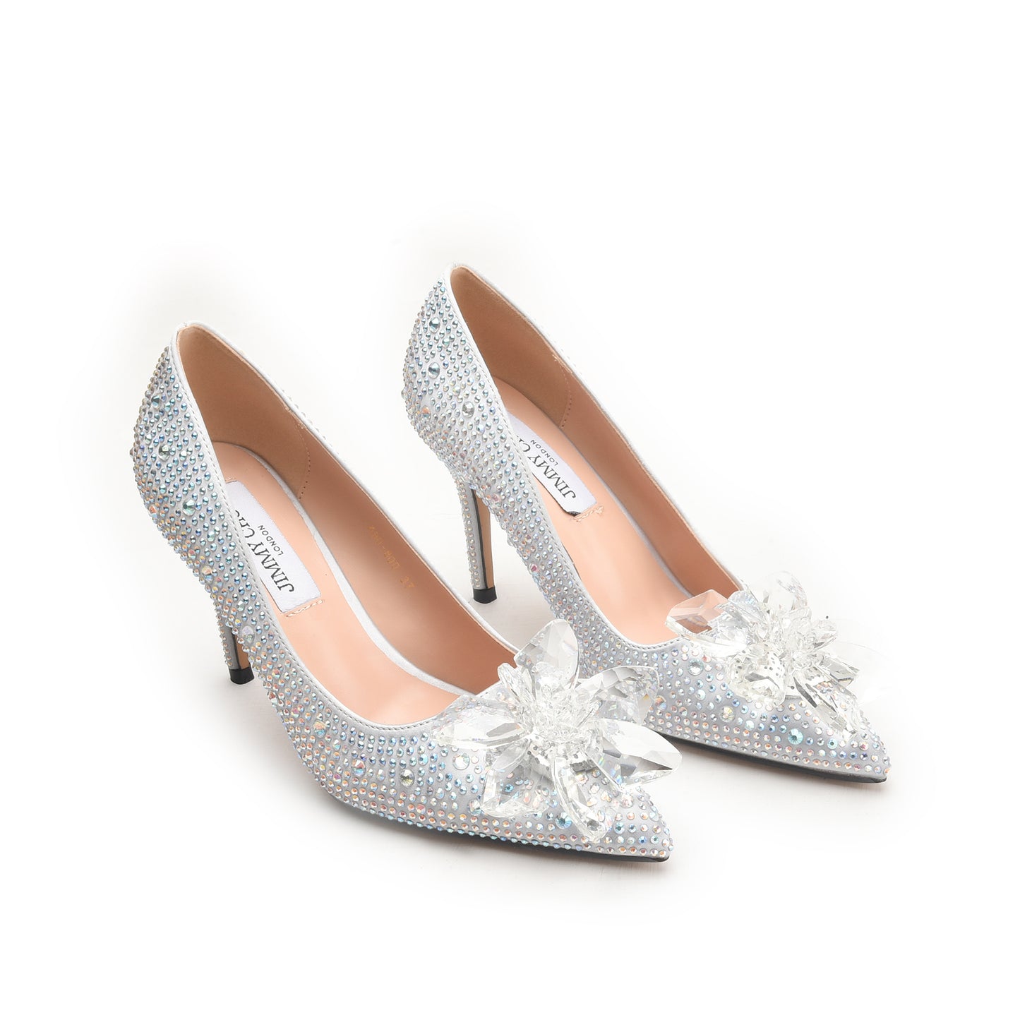 Crystal Brooch Silver Heels | 487N-S Dolcis