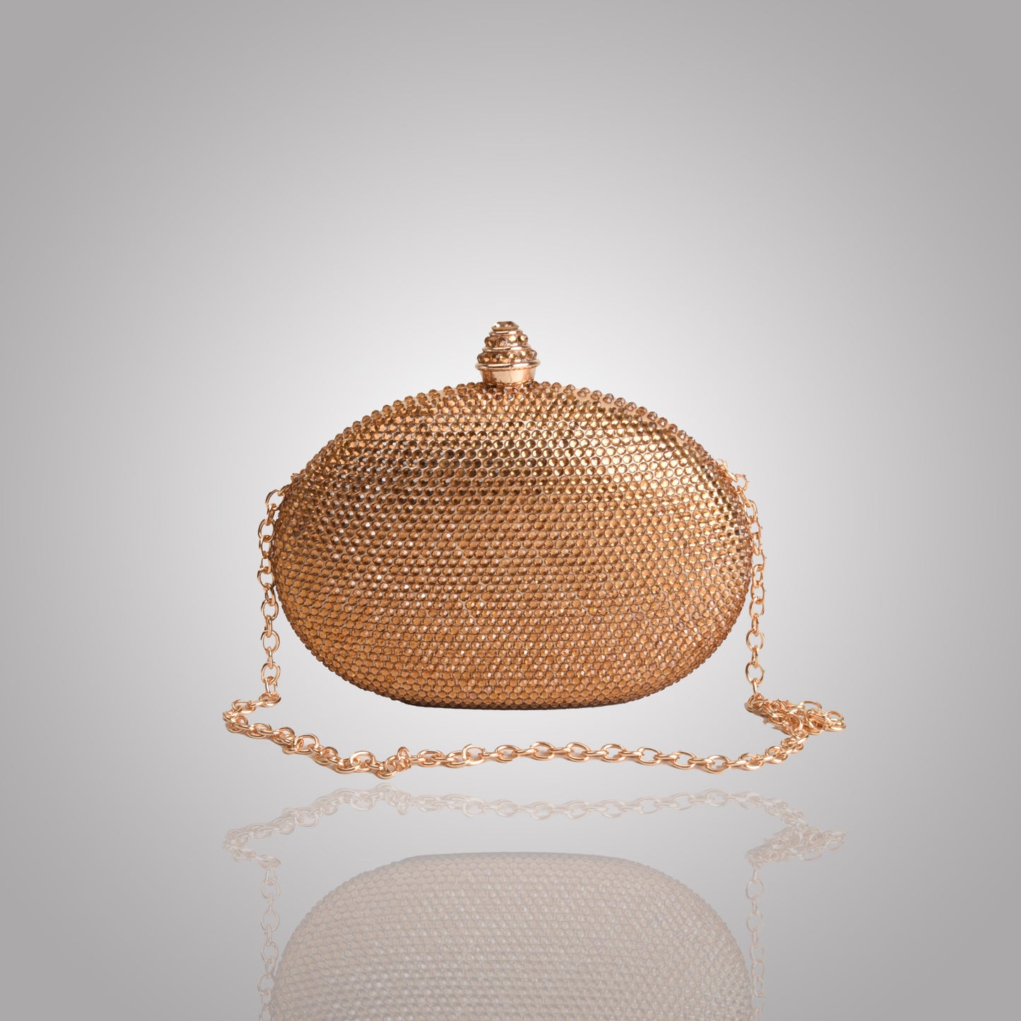 Premium Golden Swarovski Clutch | C1342-X