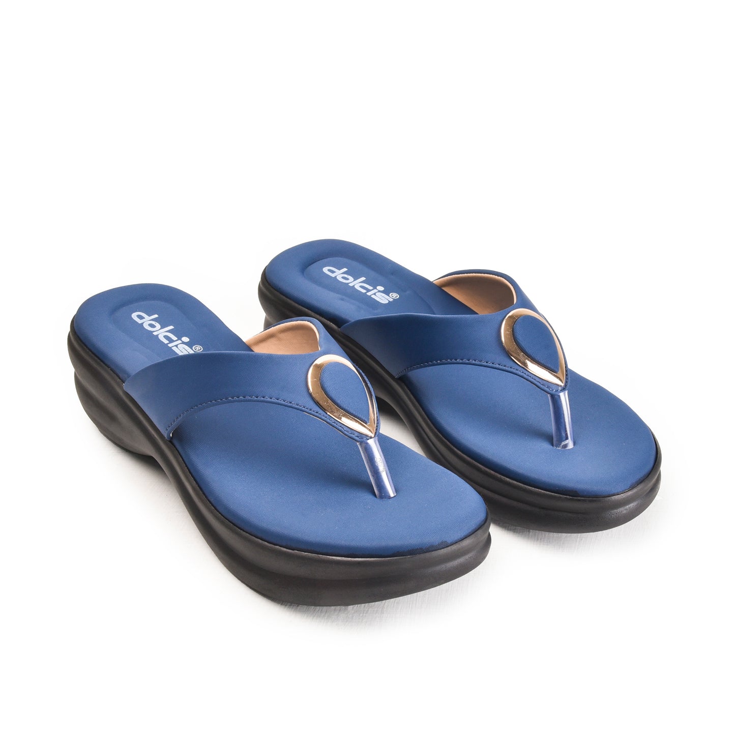 Blue Comfort Slip-On Flip Flops | 779R-Q Dolcis