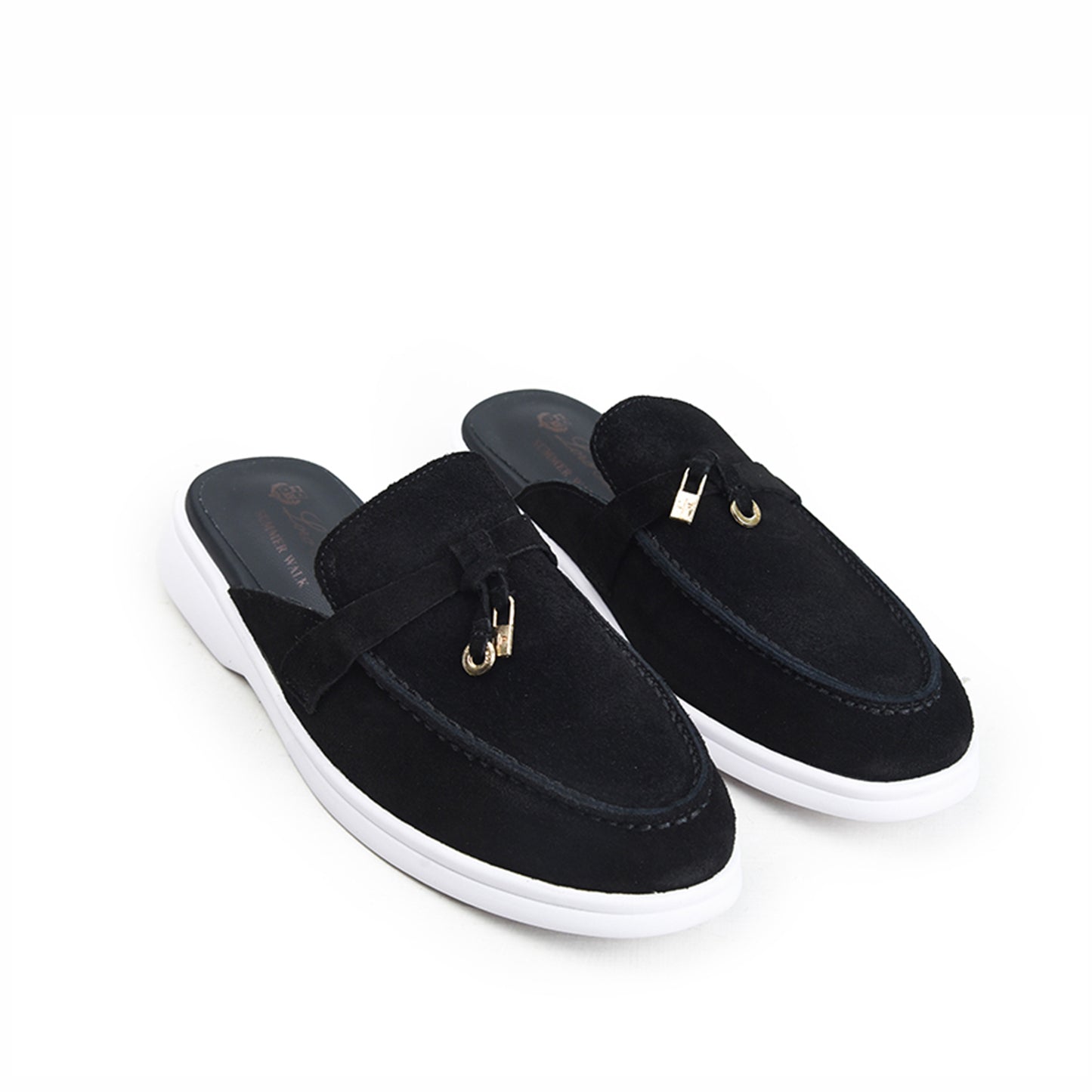 Classic Black Suede Loafers| 20045C-C