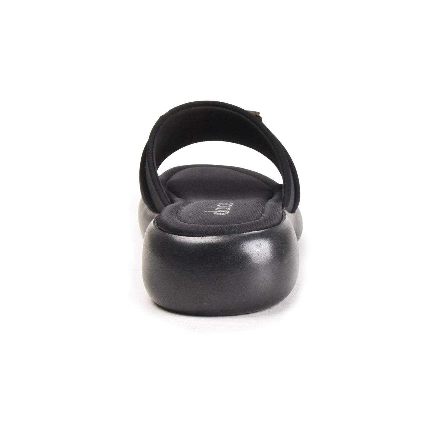 Black Buckle Strap Comfort Flats | 503M-C Dolcis