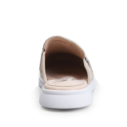 Classic Beige Suede Loafers| 20045C-F