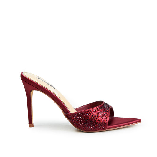 Maroon Crystal  Party-Heels | 511N-M