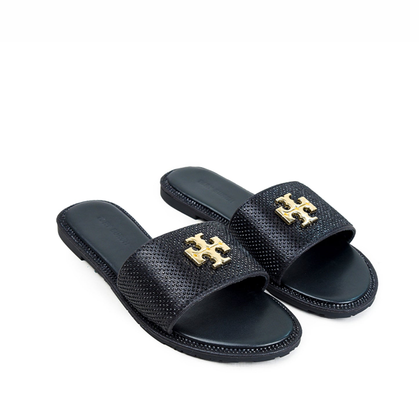 Black Soft Comfort Slip Flats | 503N-C