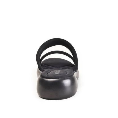 Classic Black Double-Strap Flip Flops | 502M-C Dolcis