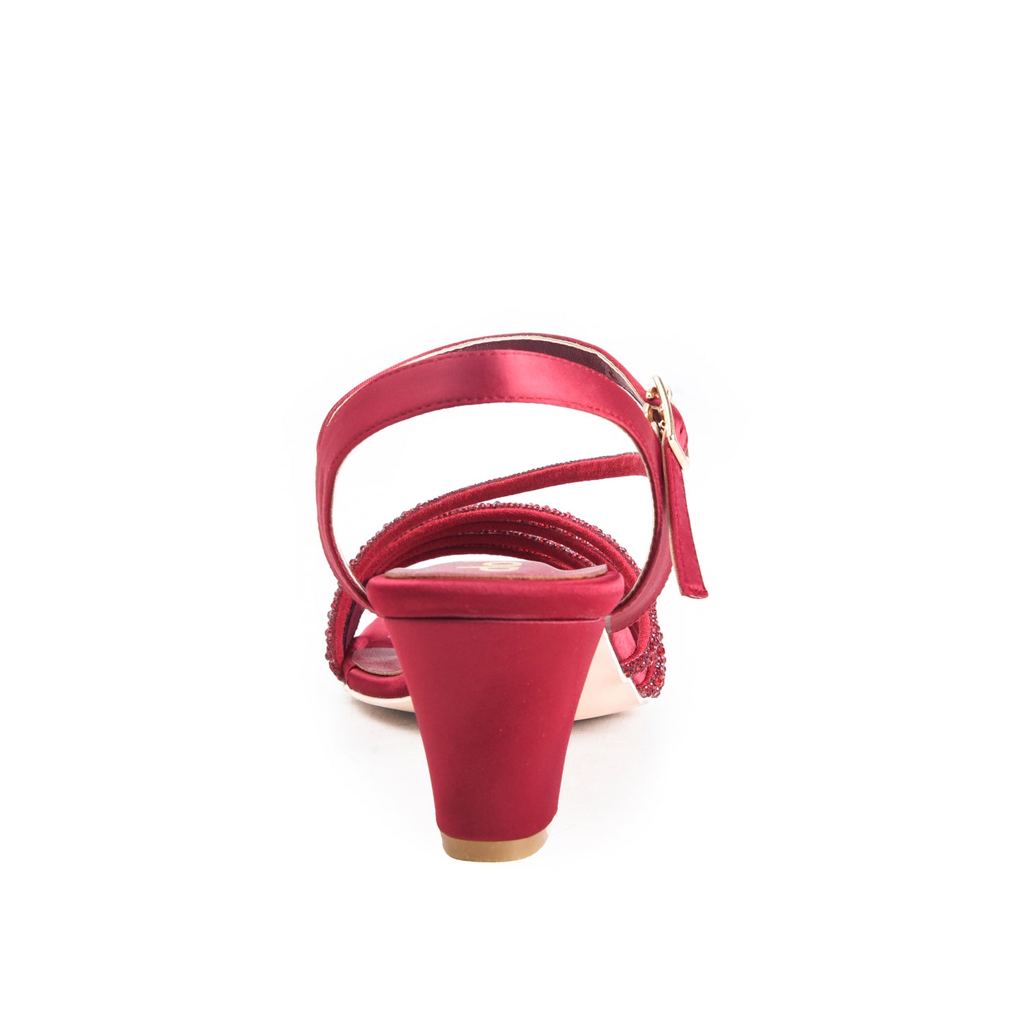 Maroon Modern Sleek Block Heel |258H-M