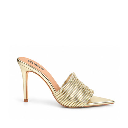 Golden Crystal Party Heels|509N-X