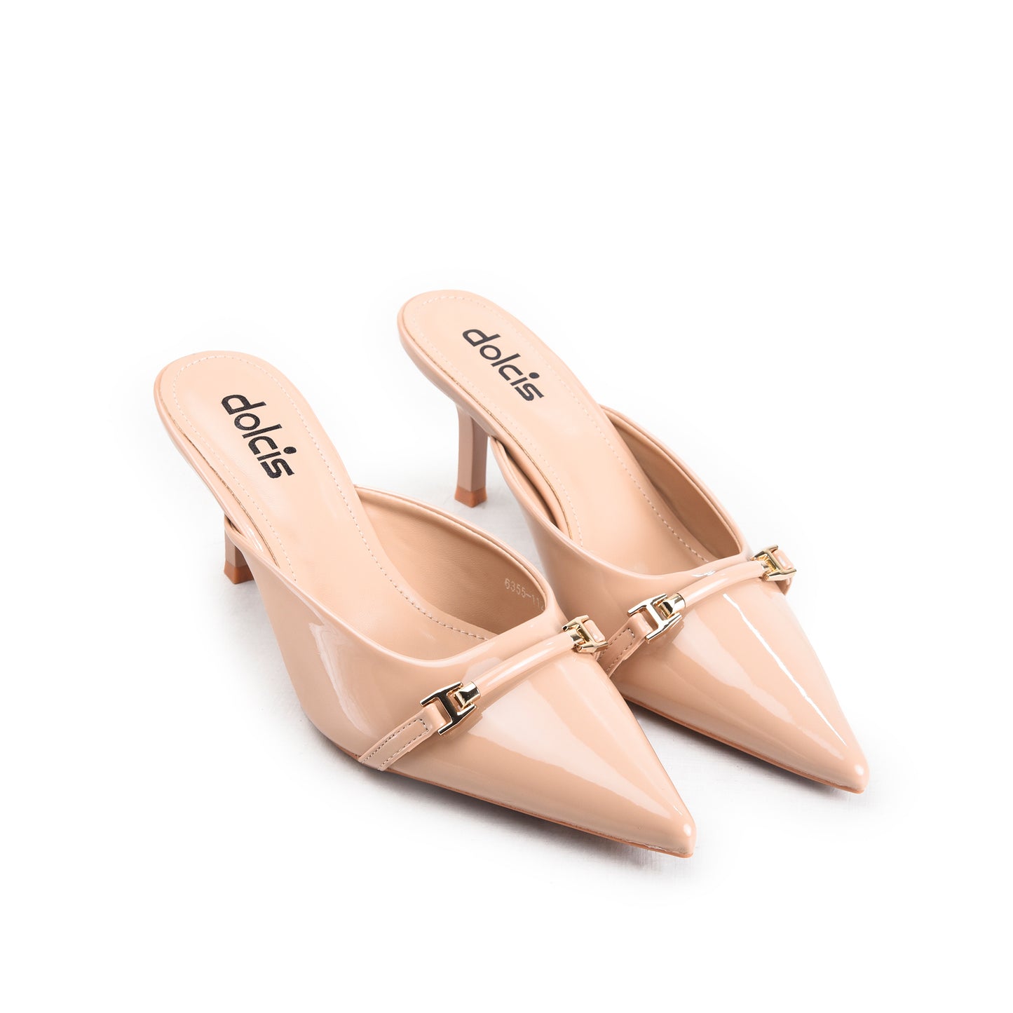 Sparkling Nude Embellished Heels | 433P-F