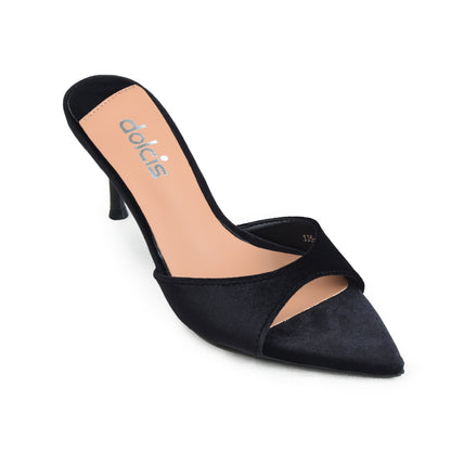 Black Crystal  Party Heels | 508N-C