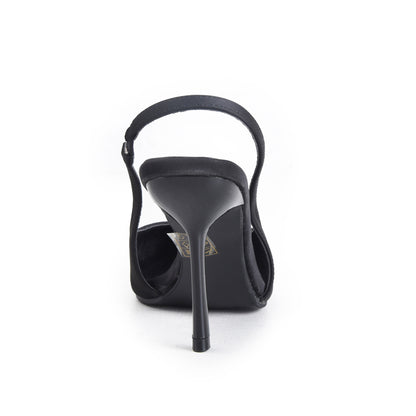 Sparkling Nude Embellished Heels | 430P-C