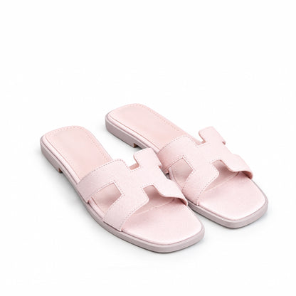 Pink Soft Comfort Slip Flats | 502N-P