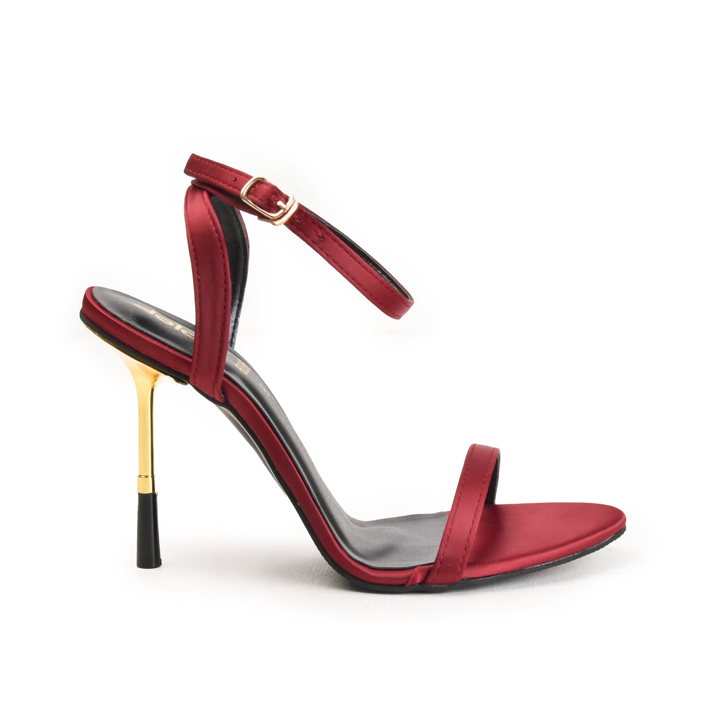 Glam Maroon Gold Heel Sandals | 205H-M Dolcis