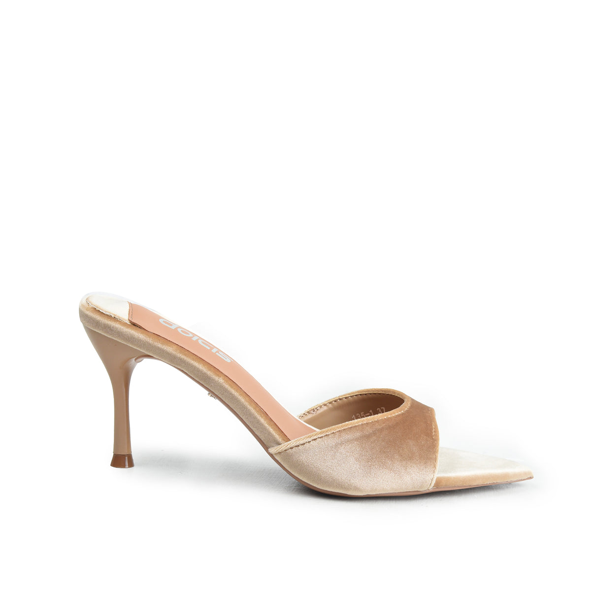 Beige Crystal  Party Heels | 508N-F