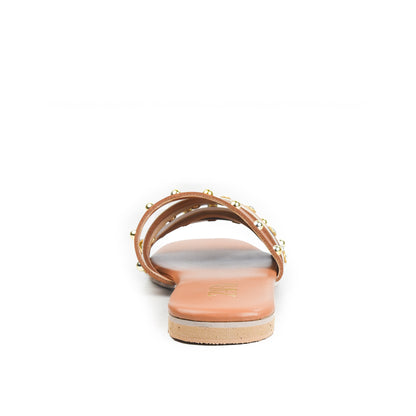 Brown Everyday Slip-On Flats | 571M-B
