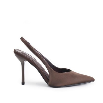 Sparkling Nude Embellished Heels | 430P-B