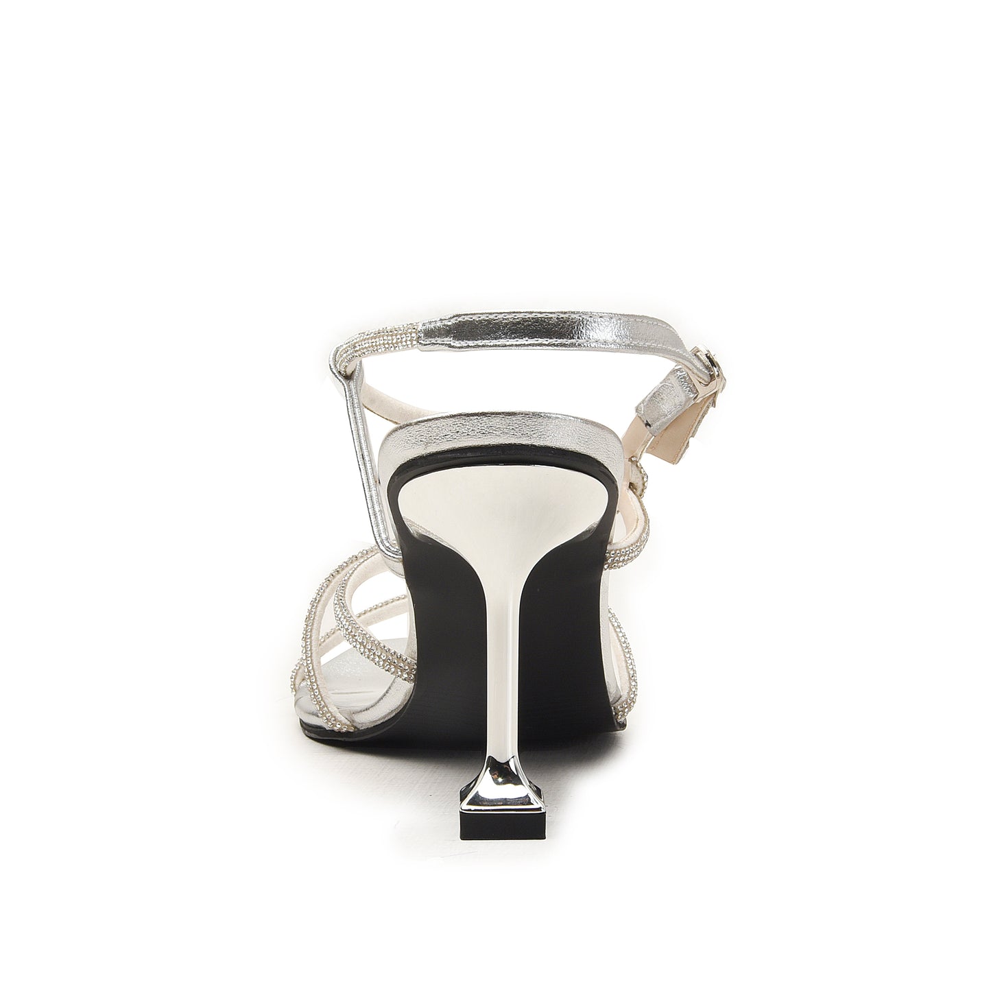 Strappy Silver High Heels for Women | 229H-S