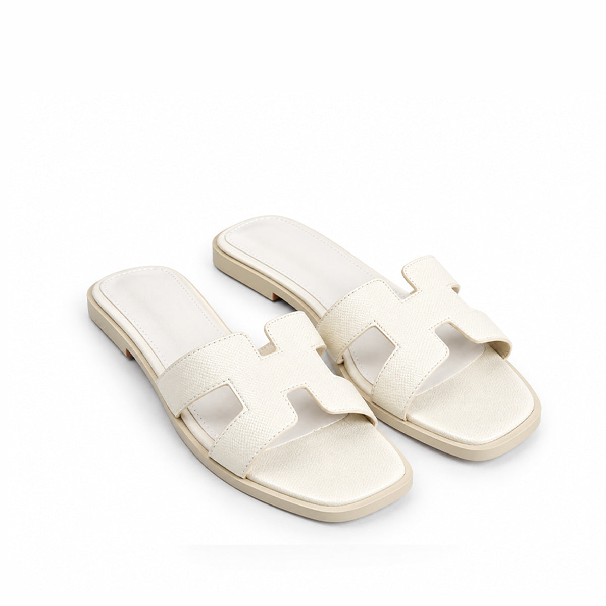 Beige Soft Comfort Slip Flats | 502N-F