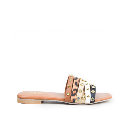 Brown Everyday Slip-On Flats | 571M-B
