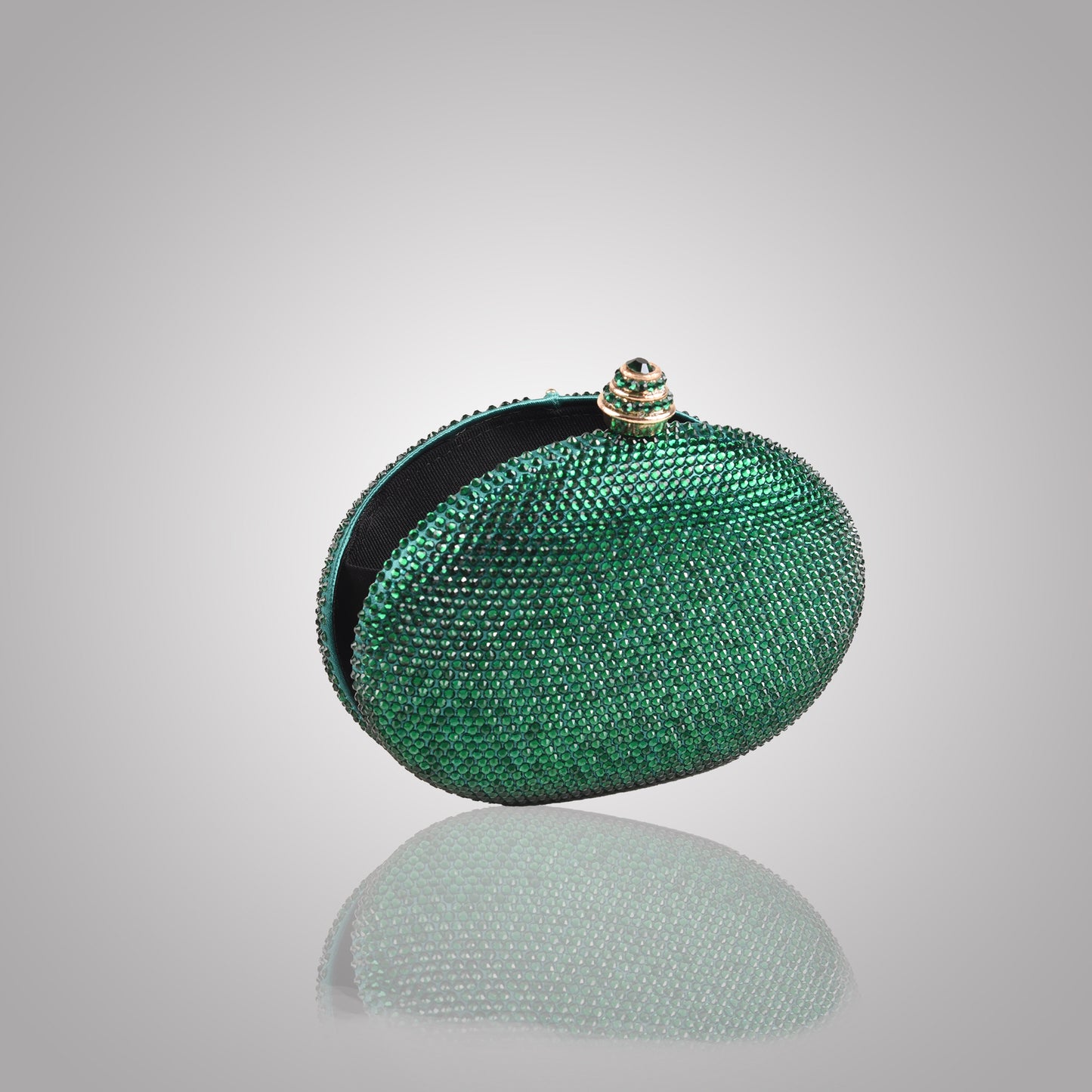 Premium  Green  Swarovski Clutch | C1342-K