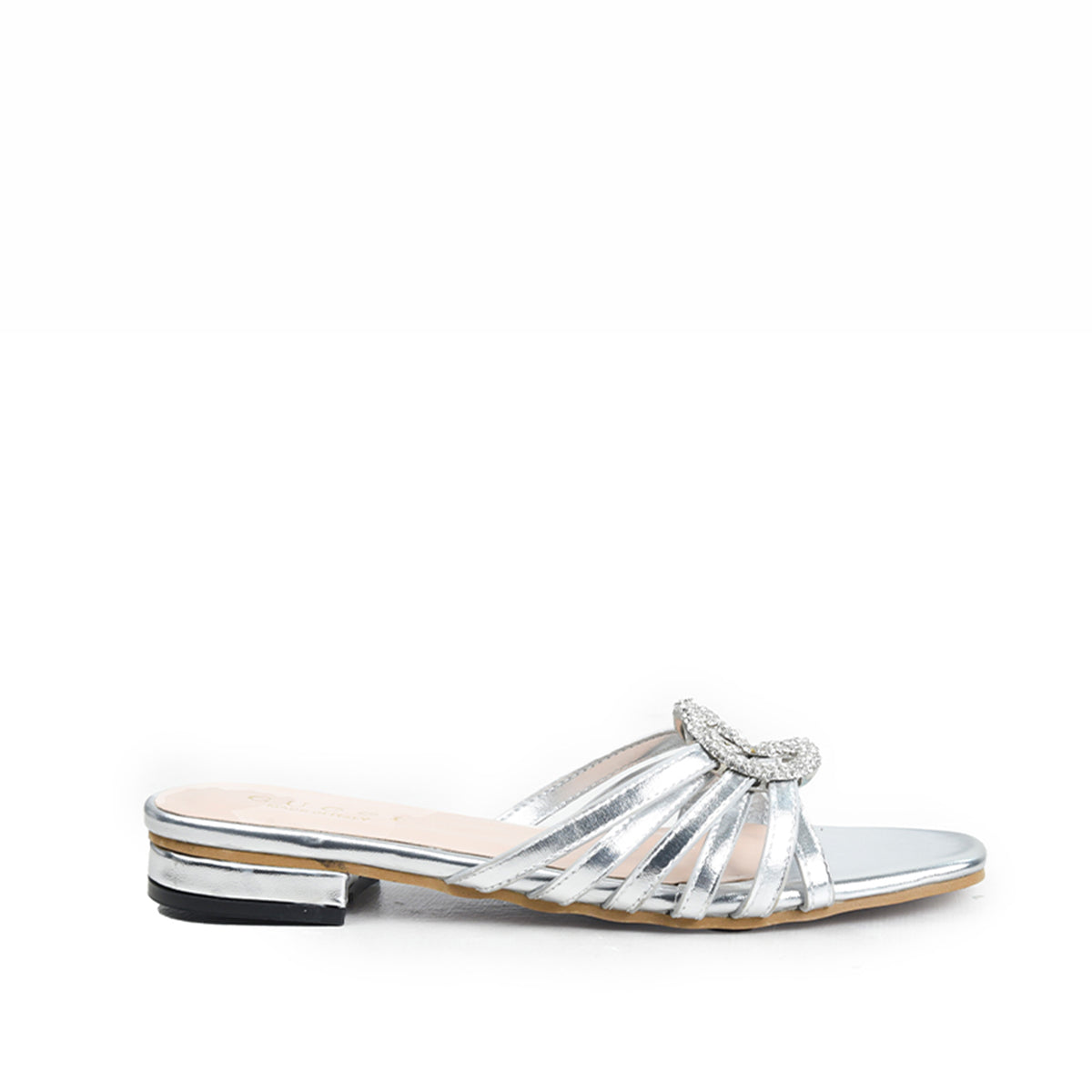Silver Everyday Comfort Flats | 504N-S