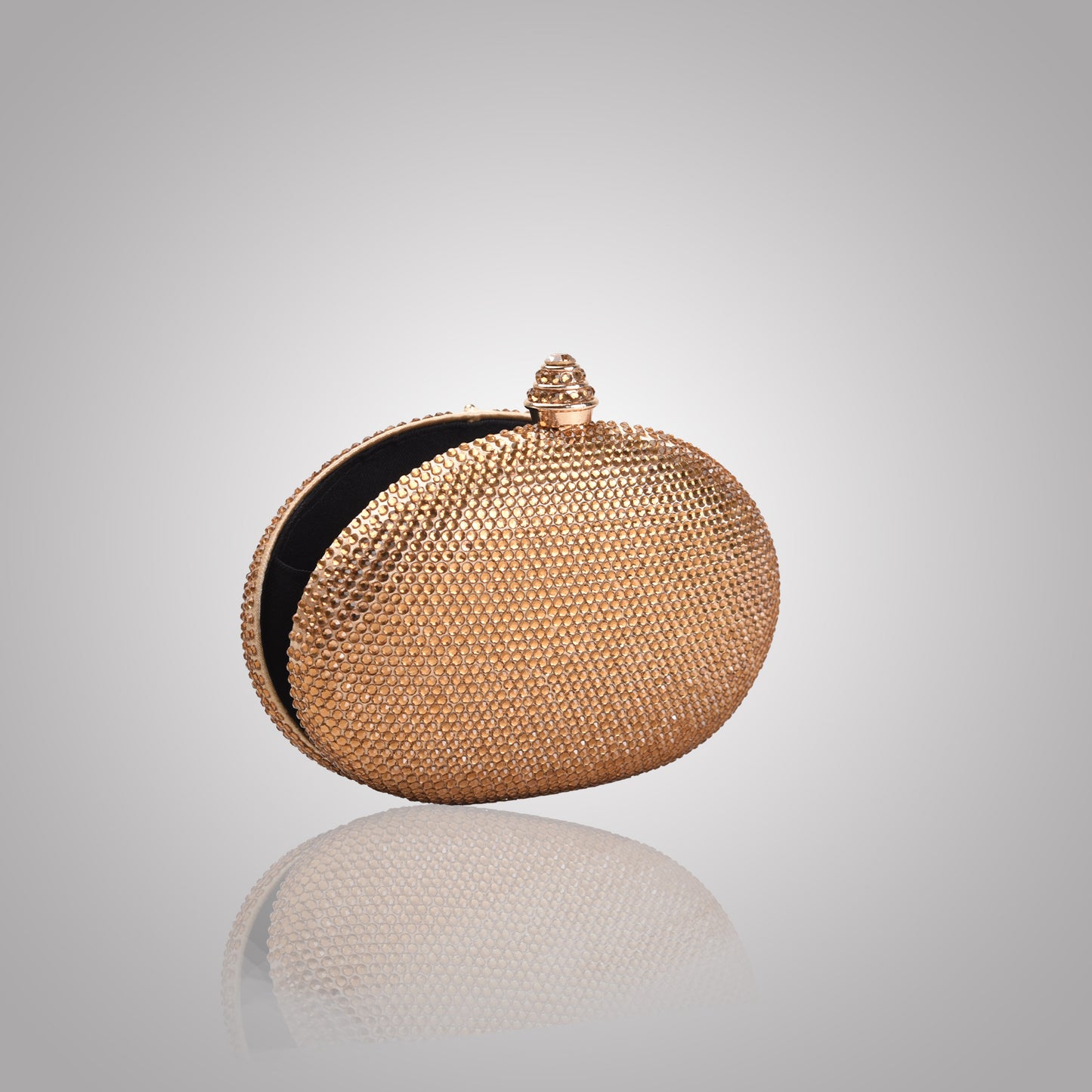 Premium Golden Swarovski Clutch | C1342-X