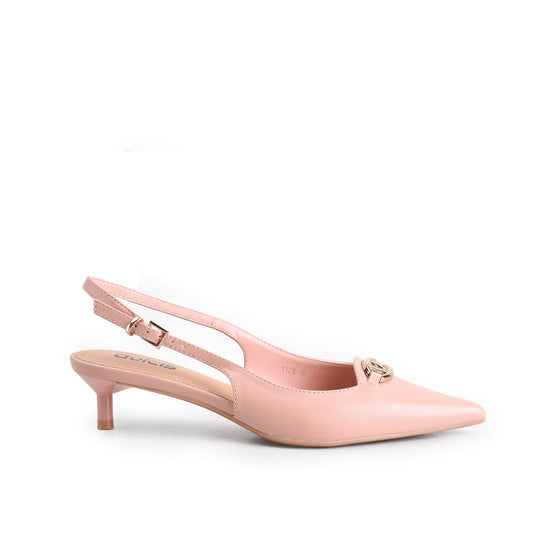 Sparkling Nude Embellished Heels | 475N-P