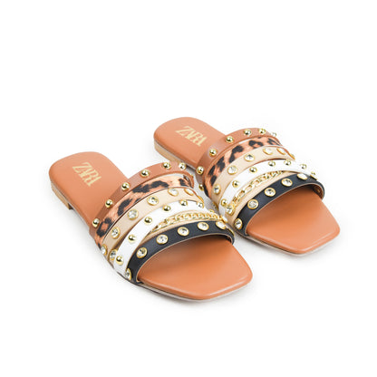 Brown Everyday Slip-On Flats | 571M-B