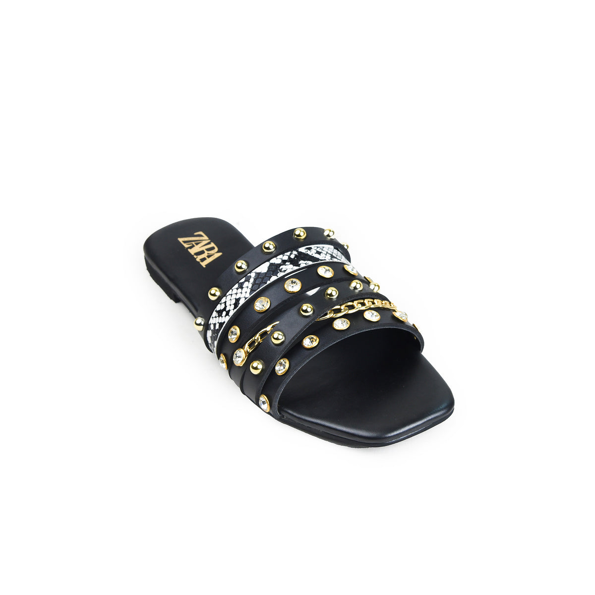 Black Everyday Slip-On Flats | 571M-C
