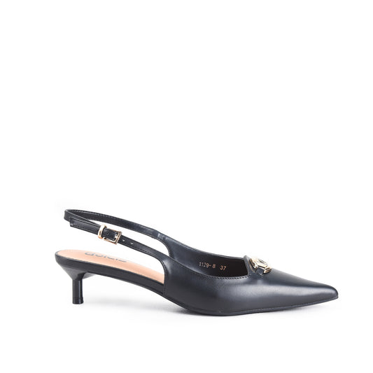 Black Embellished Heels | 475N-C