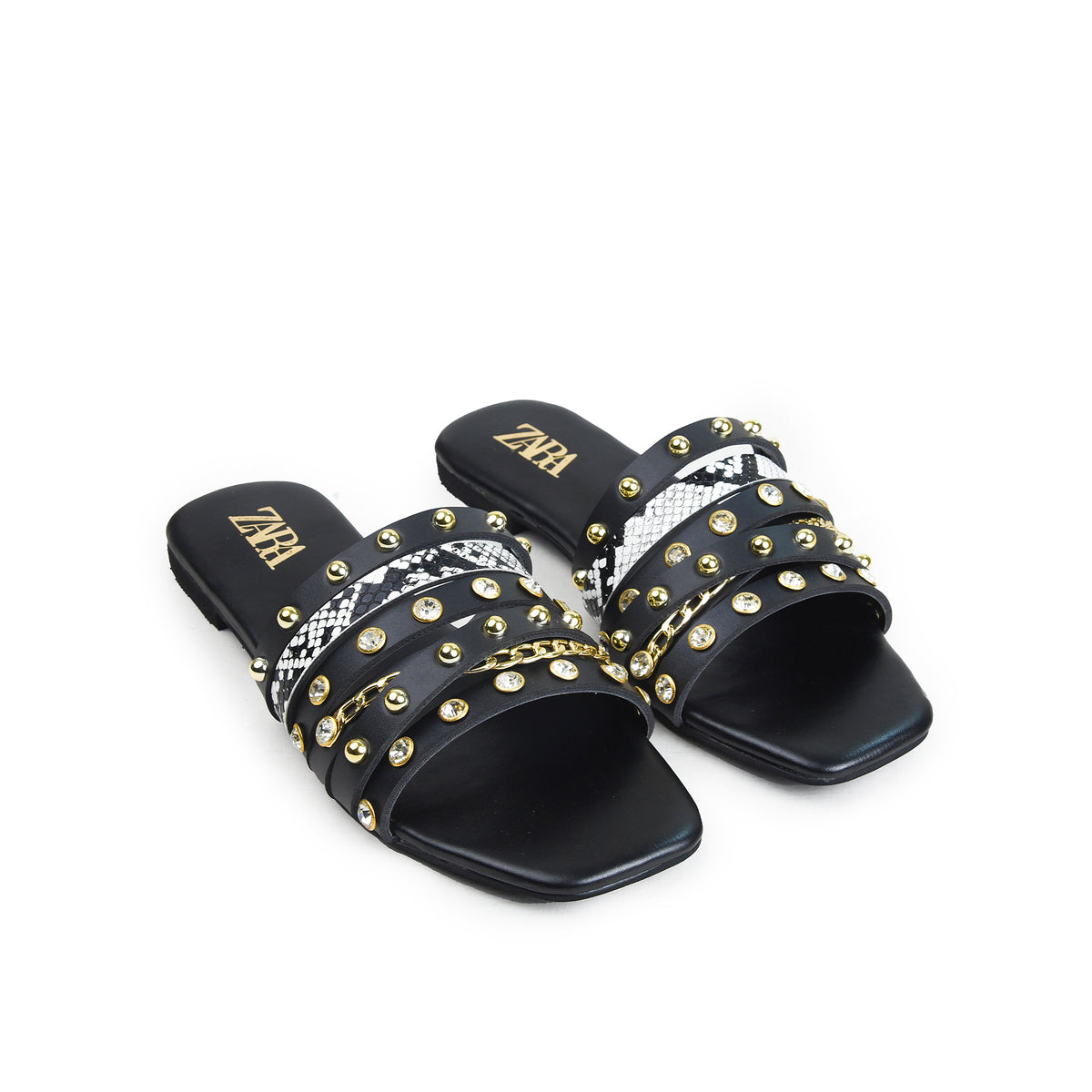 Black Everyday Slip-On Flats | 571M-C