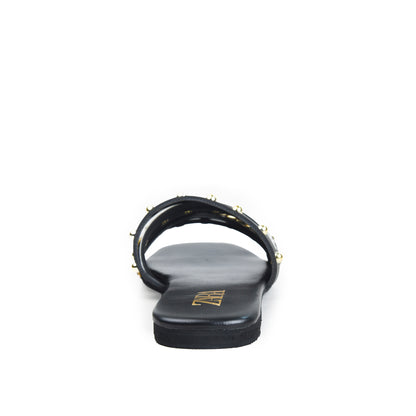 Black Everyday Slip-On Flats | 571M-C