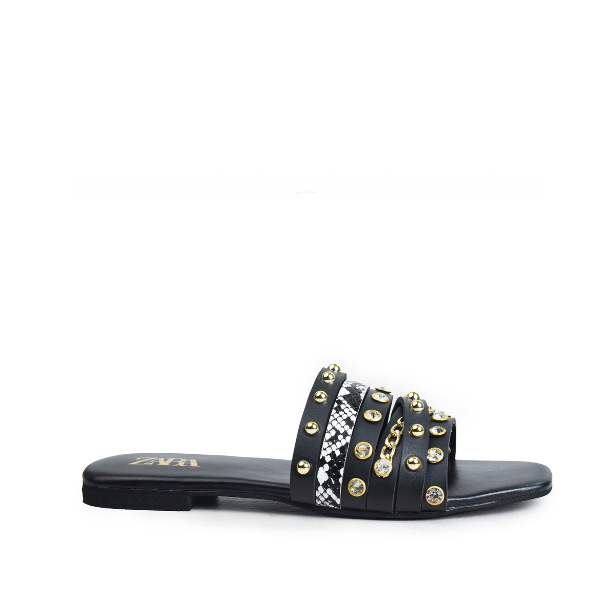 Black Everyday Slip-On Flats | 571M-C