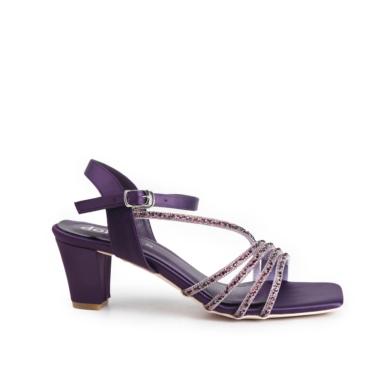 Purple  Modern Sleek Block Heel |258H-J