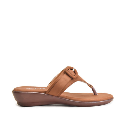 Brown Slip-On Comfort Flats | 763R-B Dolcis