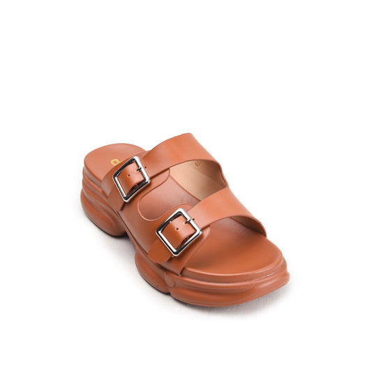Casual Buckle Flip Flops | 549M-B